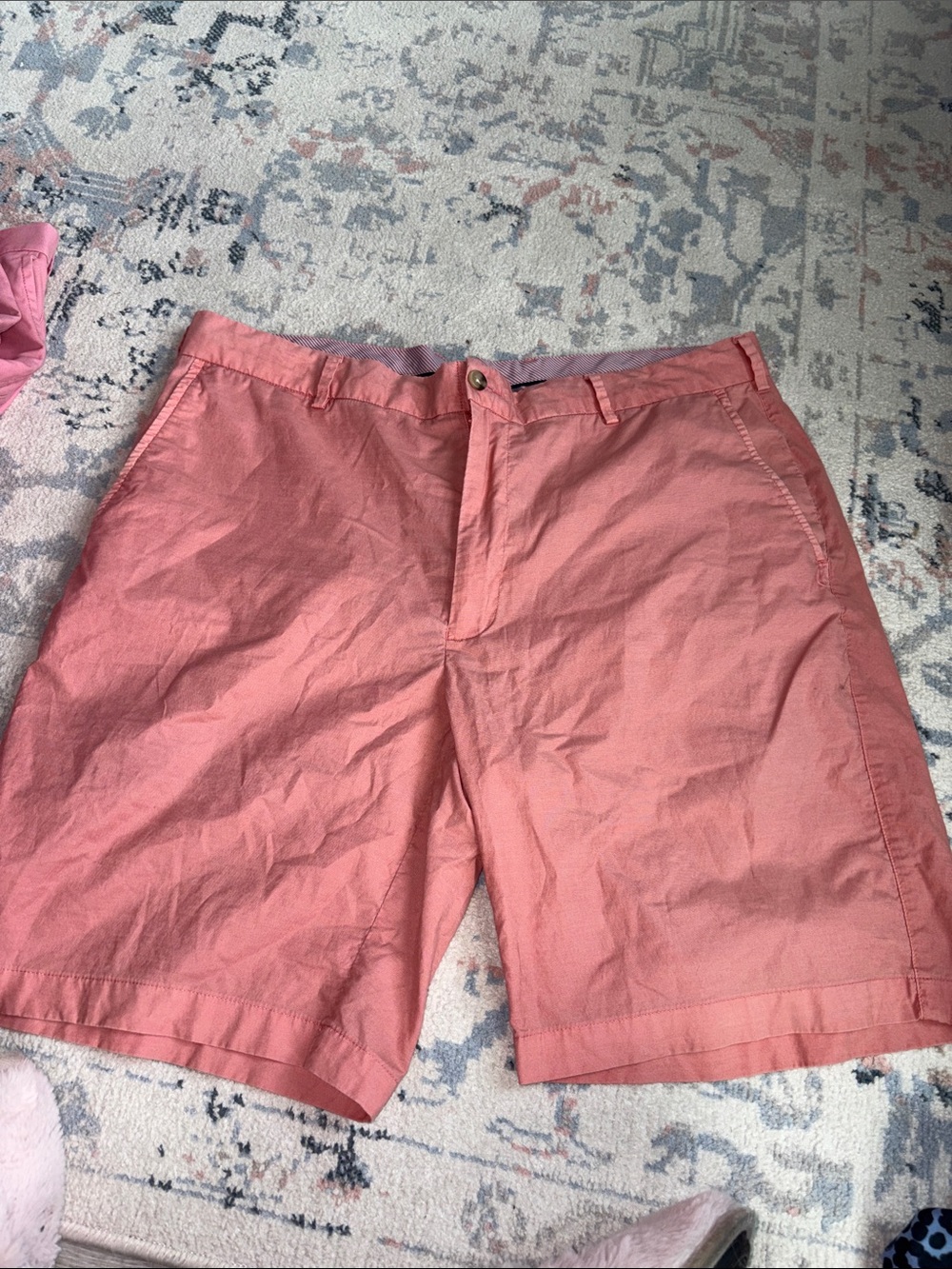 Peter Millar Men's Coral Cotton Shorts size 36